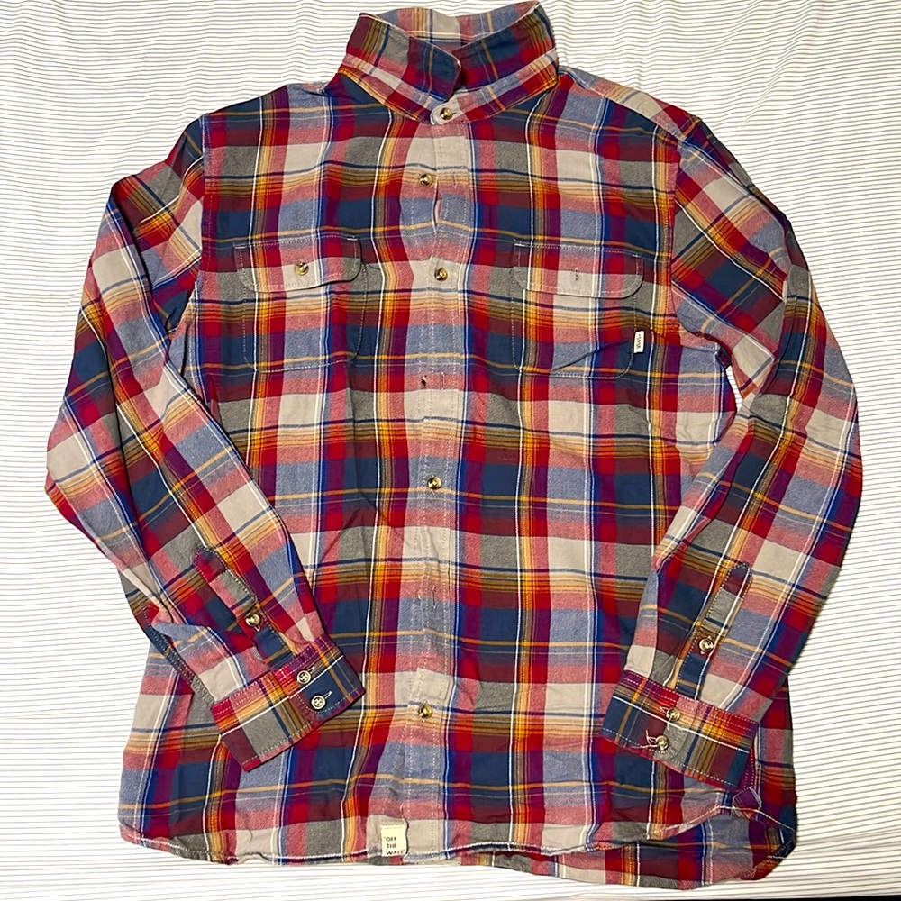 Vans Plaid Flannel sz L